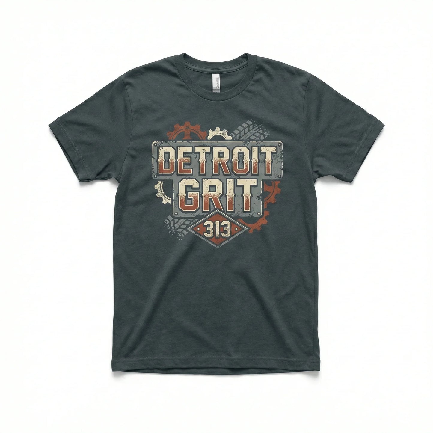 Motor City Hoops "Detroit Grit 313" Basketball Fan Apparel - T-Shirt, Hoodie, Sweatshirt, Tank Top, Long Sleeve