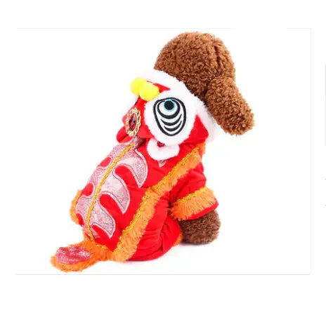 Whimsical Lion Outfit for Pets BabyFour