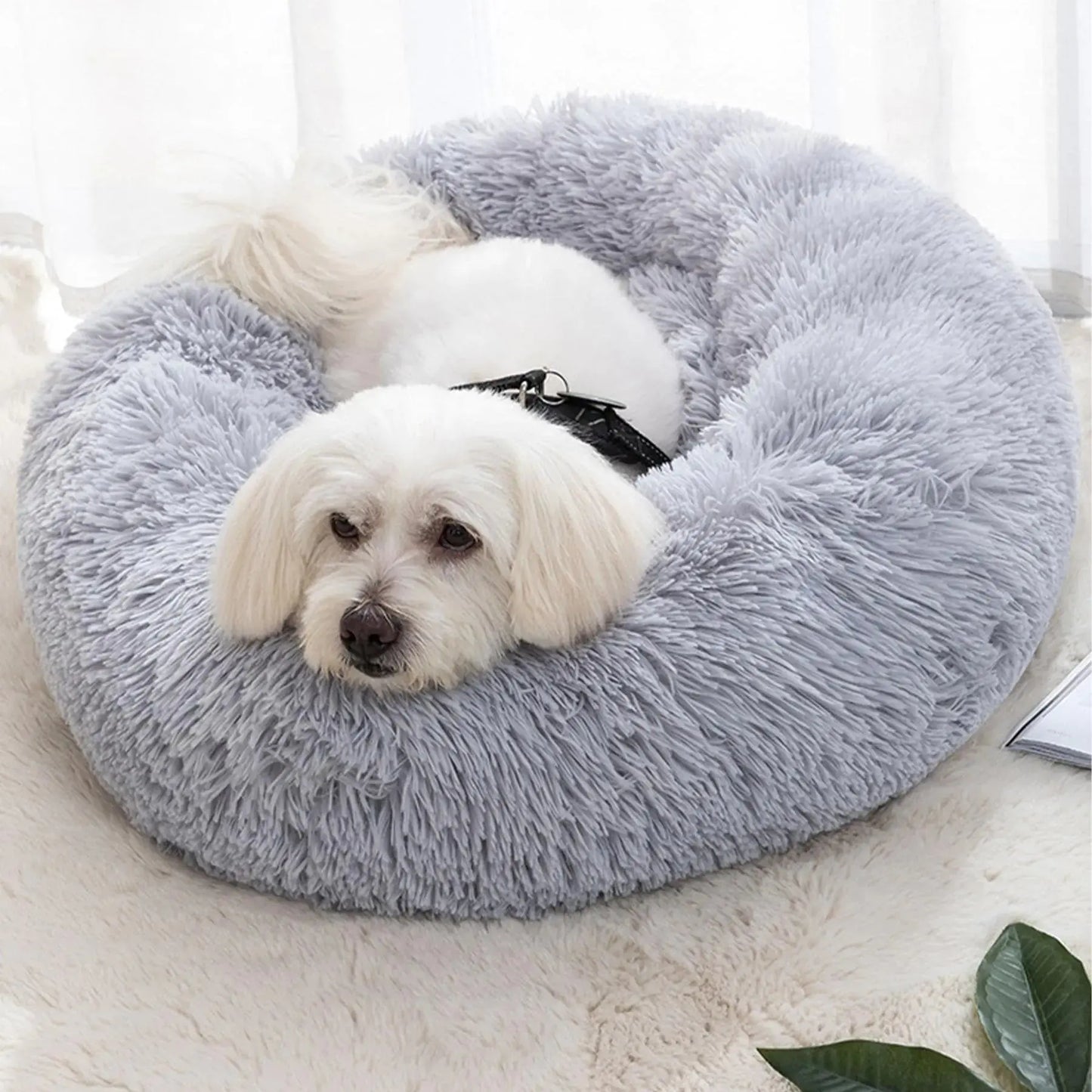 Lemuluxe Plush Pet Nest 20" Anti-Slip Comfort Bed BabyFour