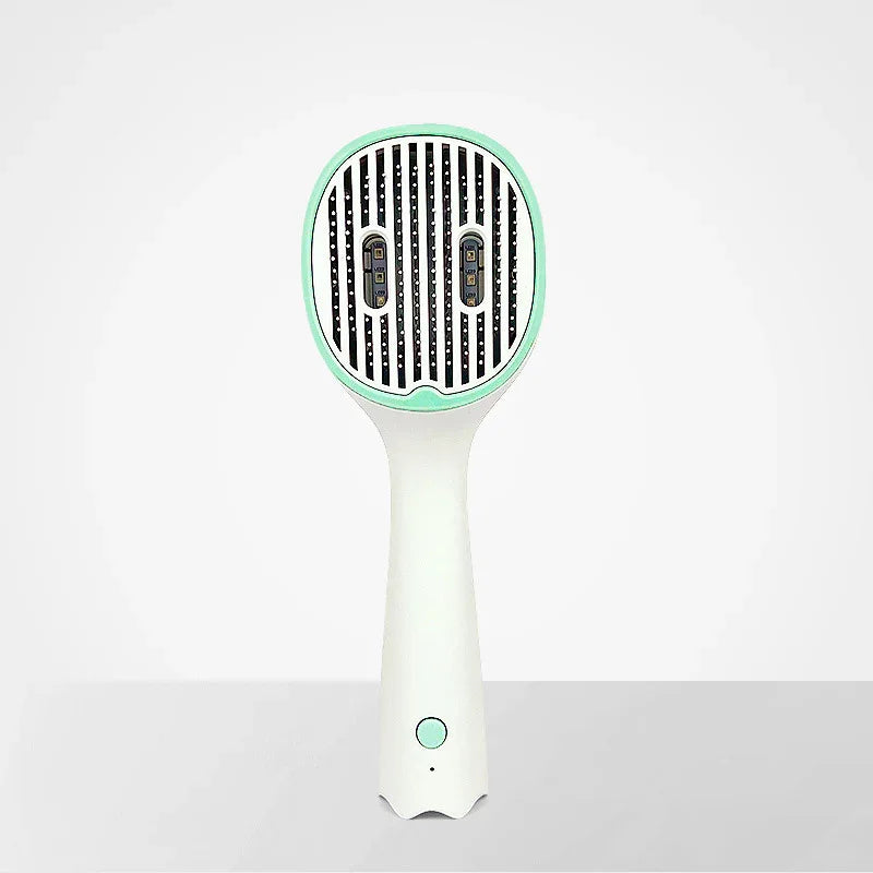 Pet UV Sterilization Comb USB Rechargeable Cat And Dog Comb Automatic Fading To Floating Hair Beauty Needle Comb