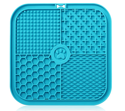 Pet Licking Pad New Pet Food Utensils Dog Slow Food Pad Placemat Sucker Slow Food Pad Dog Licking Pad