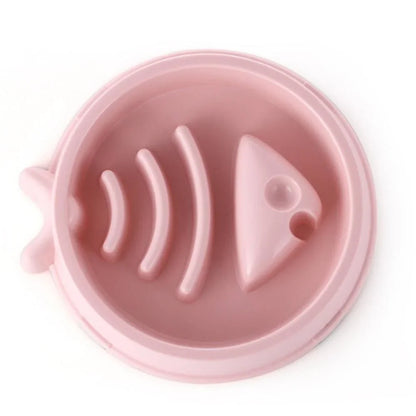 Dog Bowls Slow Feeder Fun Slow-Feeding Interactive Bloat Stop Dog Bowl for Food Medium Capacity Healthy Eating Fish Bone Shape