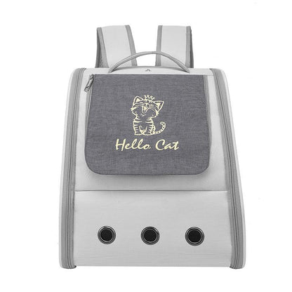 Cat Bag Pet Bag Carrying Convenient Backpack Portable Breathable Cat Dog Pet Supplies