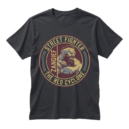 Zangief Retro Arcade Fighter Graphic Short Sleeve Crewneck Top Unisex TShirt