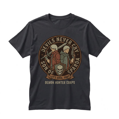 Dante Shooting Dual Pistols Demon Hunter Video Game Graphic Premium Unisex TShirt