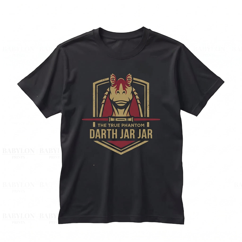 Dark Lord Gungan Parody Meme Vintage Sci Fi Movie Gag Humor Graphic Apparel Unisex TShirt