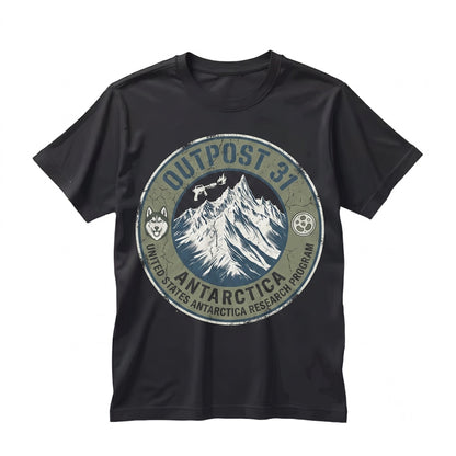 Antarctica Outpost 80s Retro Horror Monster Film Graphic Unisex TShirt