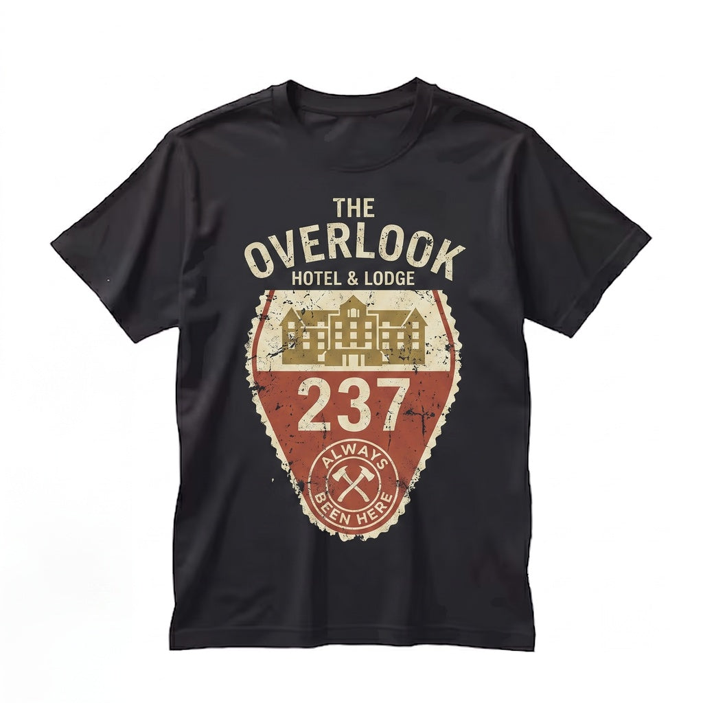 Overlook Hotel Room 237 Key Vintage Horror Movie Graphic Unisex TShirt