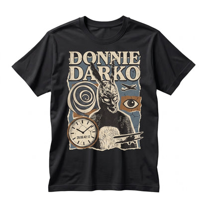 Vintage Retro Donnie Darko Cult Sci-Fi Film Graphic Streetwear Unisex TShirt