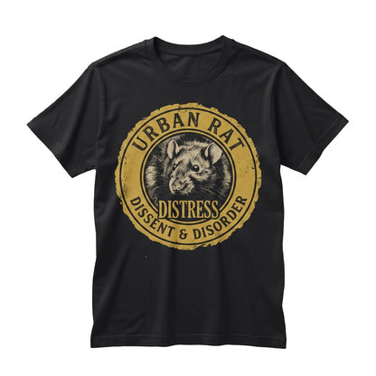 Vintage Distressed Rat Graphic Rodent Animal Retro Grunge Cotton Crewneck Top Unisex TShirt