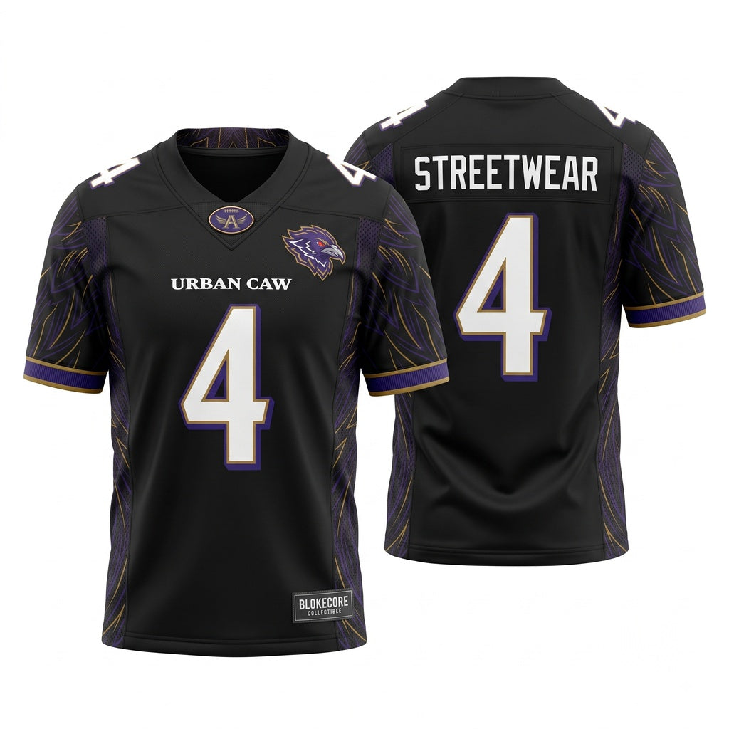 Unisex Stitched Football Fan Jersey - Breathable Lightweight Game Day Athletic Mesh