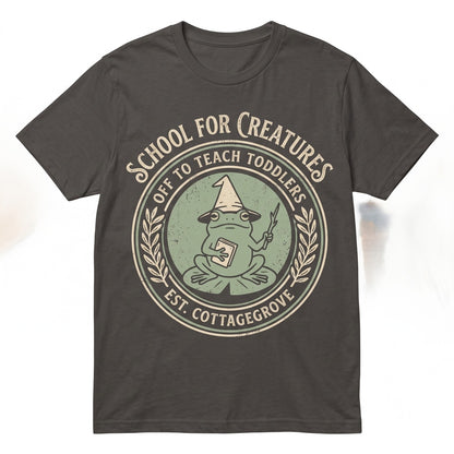 Funny Frog Riding Scooter Preschool Homeschool Teacher Mom Gift Unisex TShirt