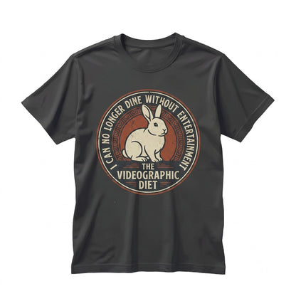 I Can No Longer Dine Rabbit Vintage Japanese Aesthetic Graphic Unisex TShirt
