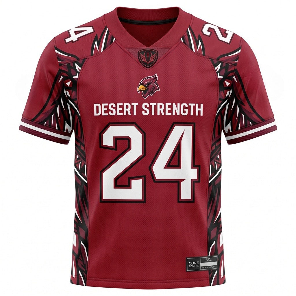 Unisex Stitched Game Day Football Jersey - Breathable Lightweight Athletic Fan Apparel