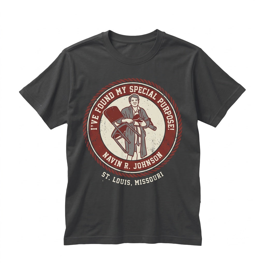 Navin R Johnson Steve Martin 1979 Cult Comedy Vintage Graphic Unisex TShirt