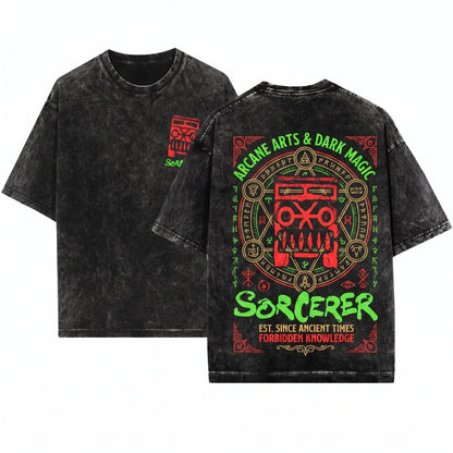 Sorcerer Heavy Truck Retro Cinema Vintage Vehicle Film Poster Graphic Print Apparel Unisex Wash T-Shirt