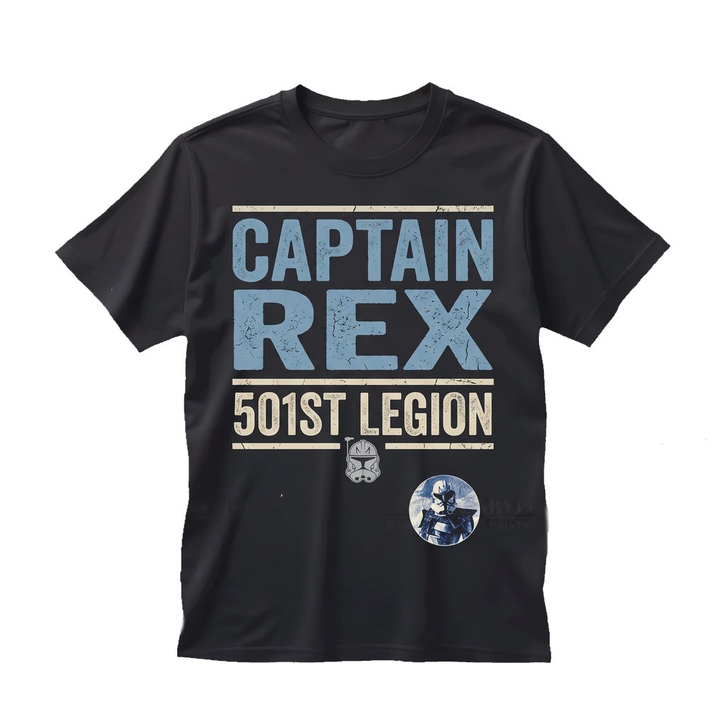 Oversized Captain Rex Clone Trooper 501st Legion Vintage Graphic Unisex TShirt