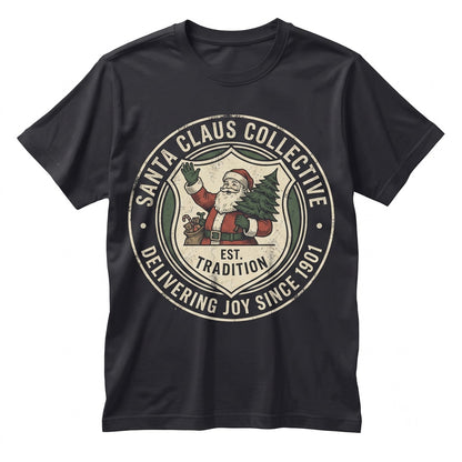 Vintage Santa Claus Retro Christmas Graphic Classic Holiday Lover Gift Apparel Unisex TShirt