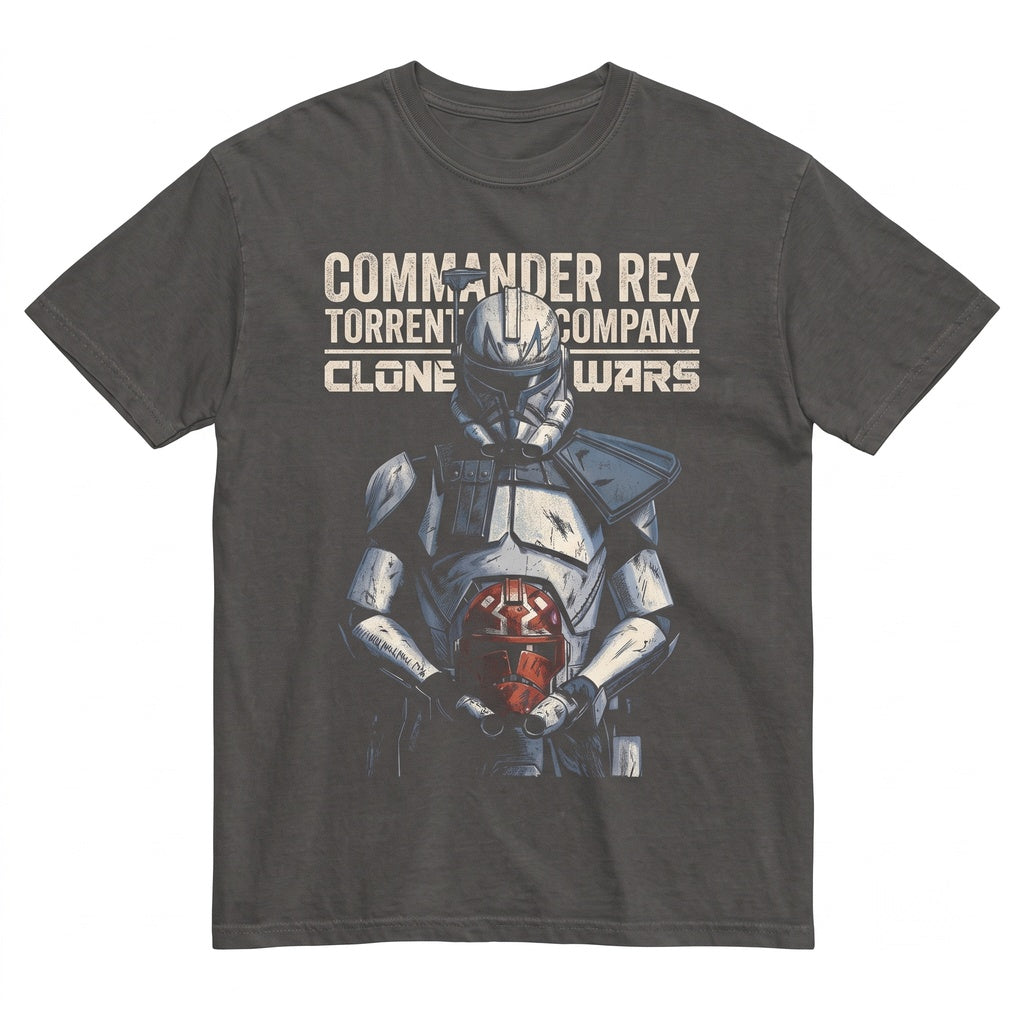 Captain Rex Clone Trooper 501st Legion Vintage Graphic Sci-Fi Apparel Unisex TShirt