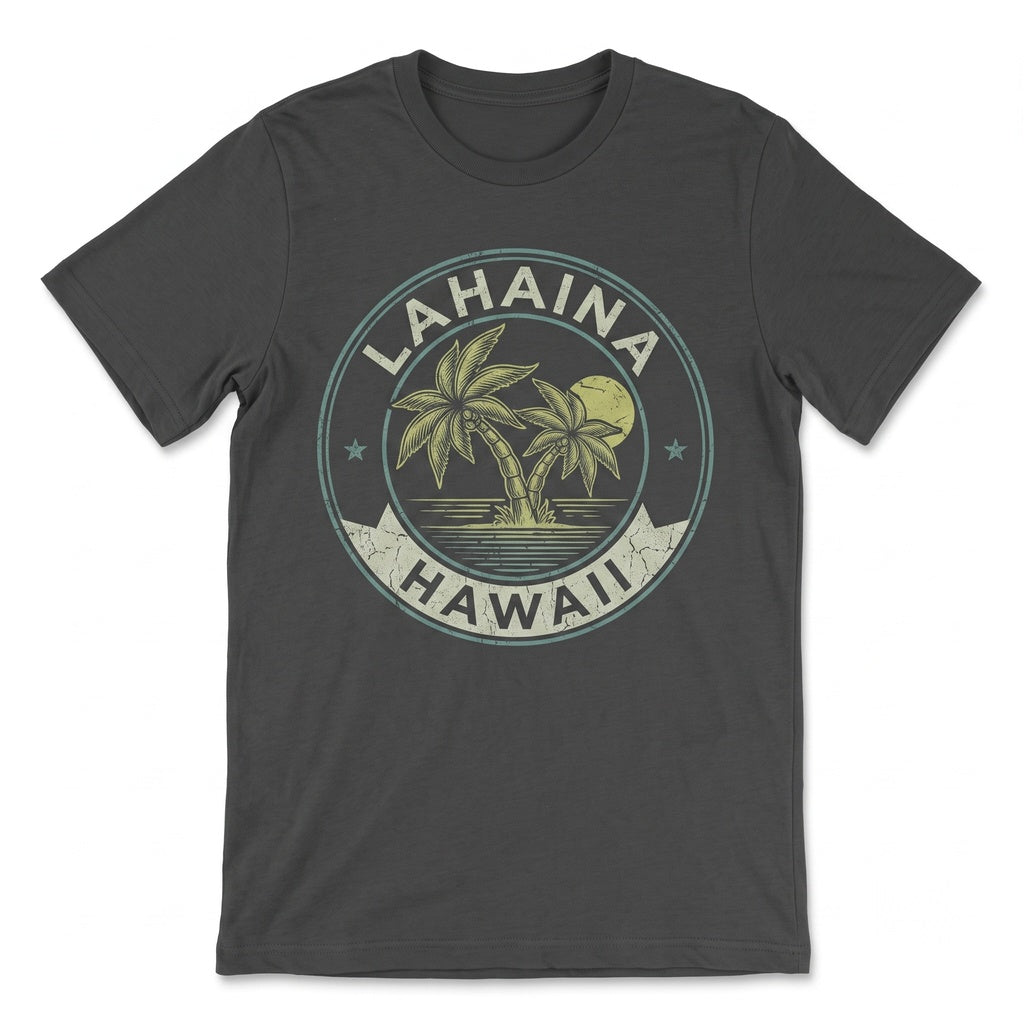 Vintage Maui Lahaina Hawaii Beach Vacation Souvenir Apparel Unisex TShirt