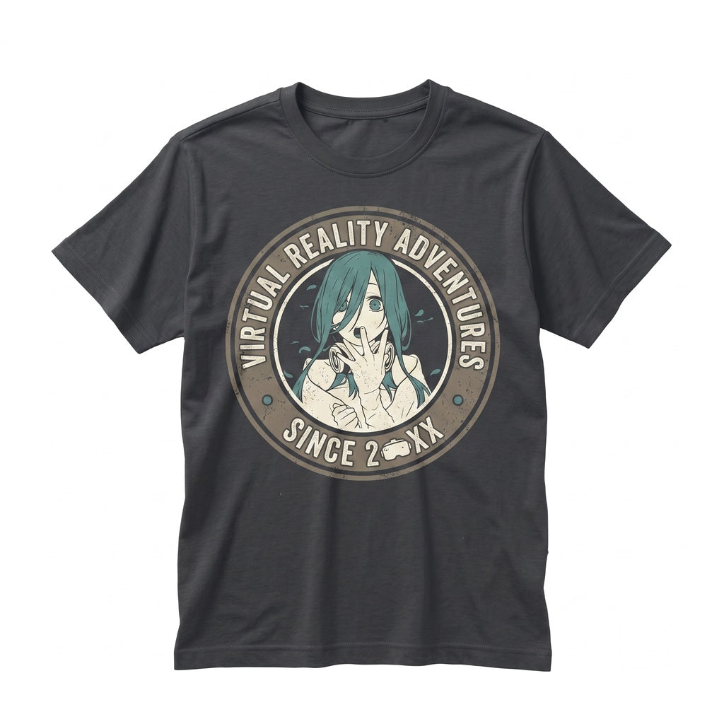 Japanese Anime Manga Girl Graphic Cosplay Waifu Top Apparel Clothes Unisex TShirt