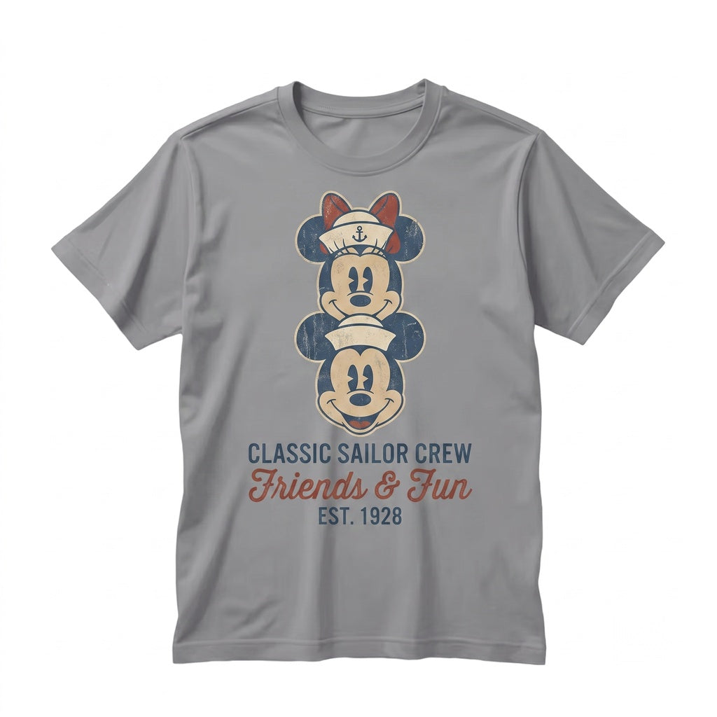 Cruise Balloon Mouse & Pals Trip Land Family Vacation Wish Magic Matching Graphic Unisex TShirt