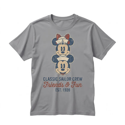 Cruise Balloon Mouse & Pals Trip Land Family Vacation Wish Magic Matching Graphic Unisex TShirt