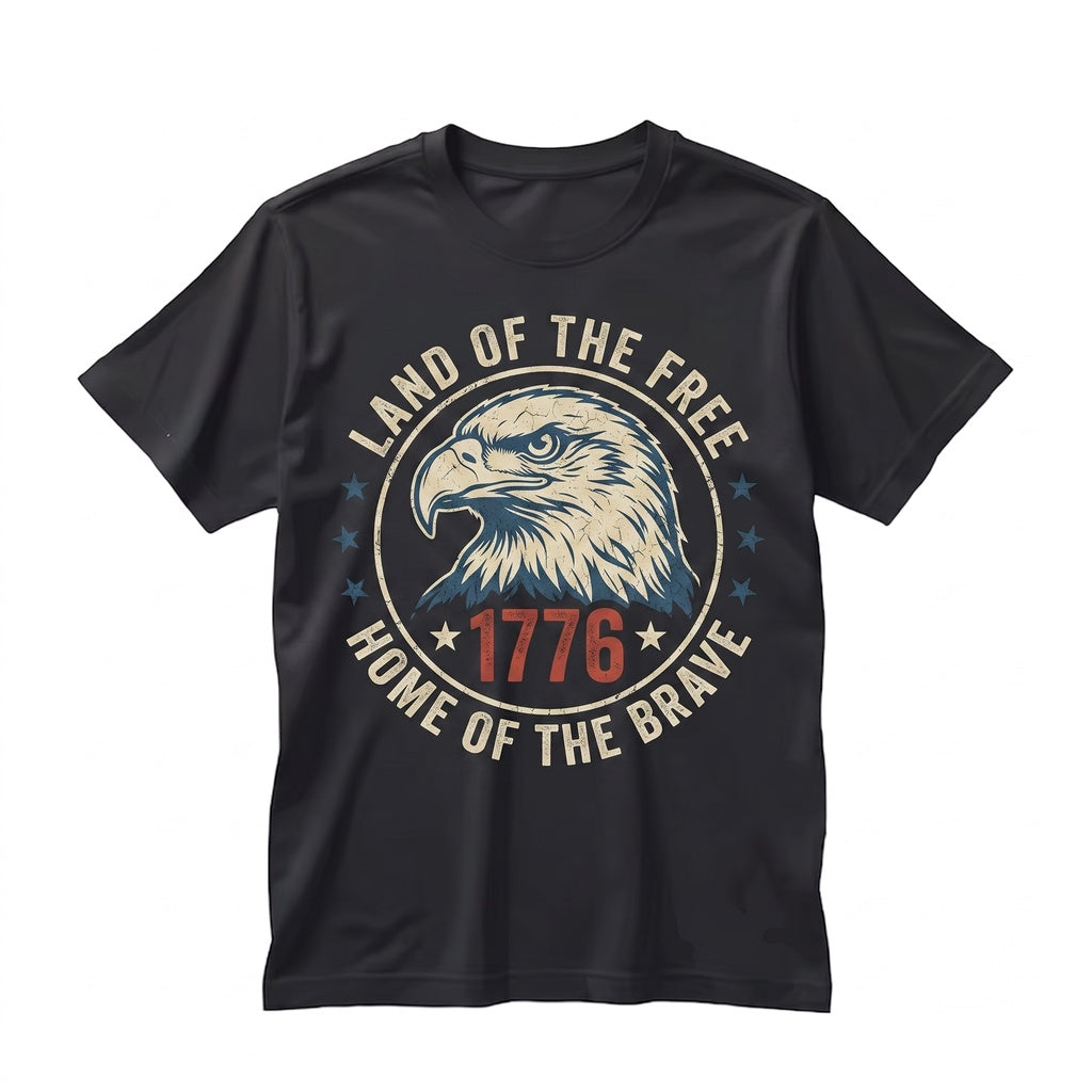 God Bless America 1776 USA 250th Anniversary 4th of July Patriotic Christian Land Free Home Brave Unisex TShirt