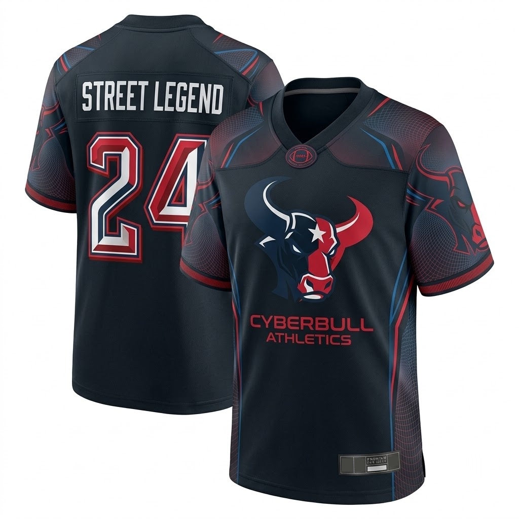 Unisex Football Fan Game Day Jersey Lightweight Breathable Athletic Mesh Sportswear