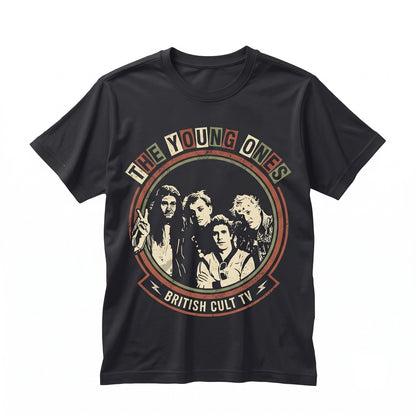 The Young Ones British Comedy Graphic Vintage 1980s Retro Cult Sitcom Cotton Unisex TShirt