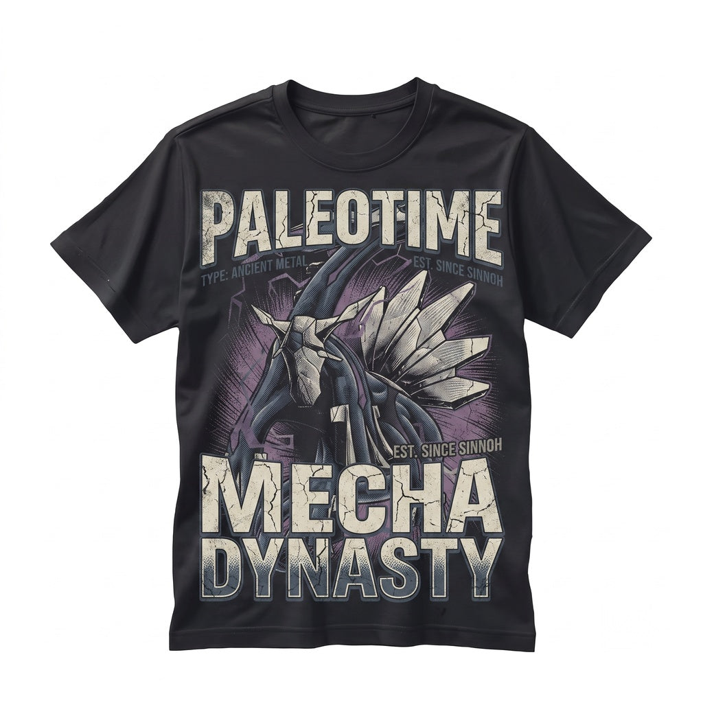 Dialga Vintage Washed Legendary Dragon Anime Graphic Retro Japanese Streetwear Oversized Gamer Gift Unisex TShirt