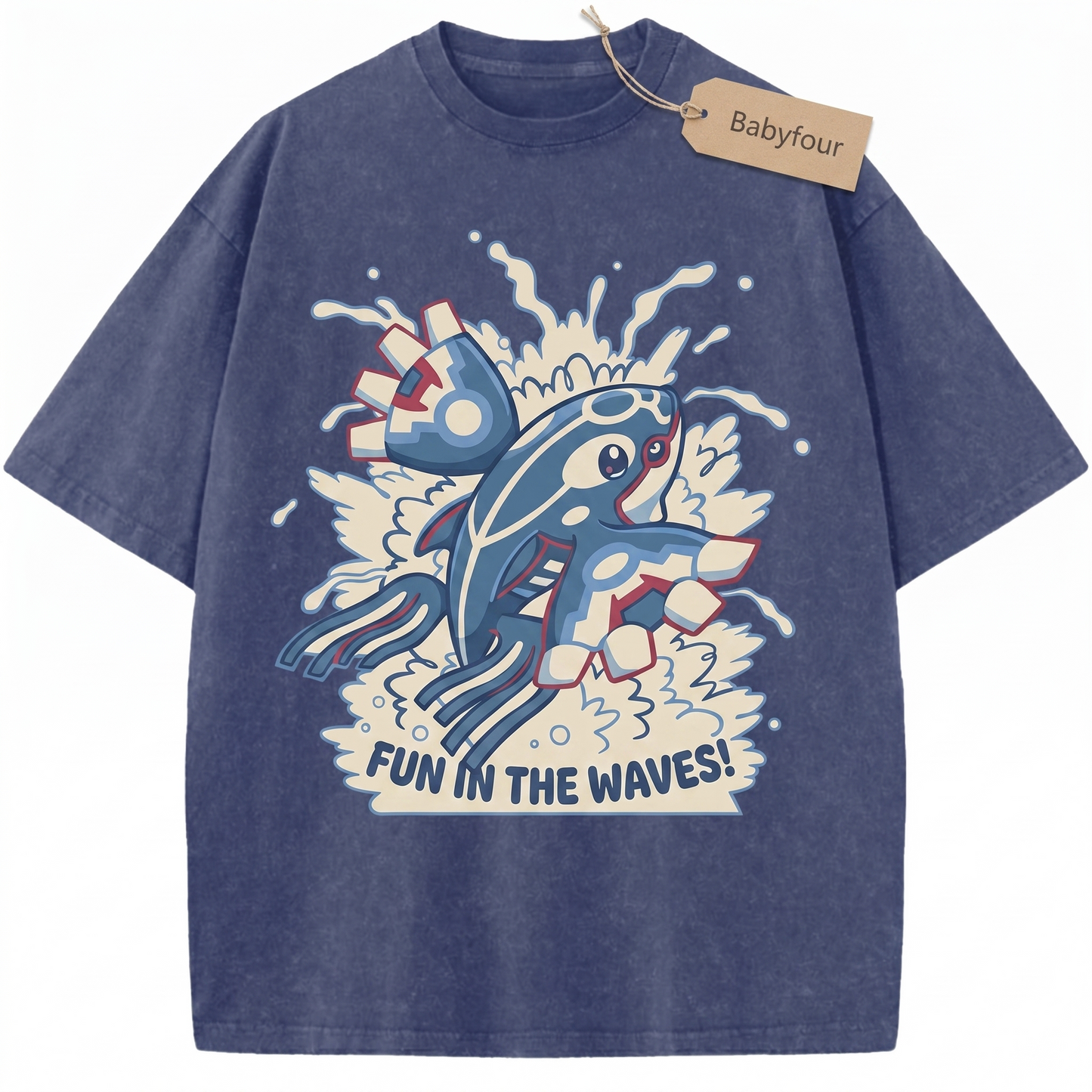 Vintage Legendary Ocean Whale Anime Graphic T-Shirt, Retro Water Guardian Beast Unisex Tshirt