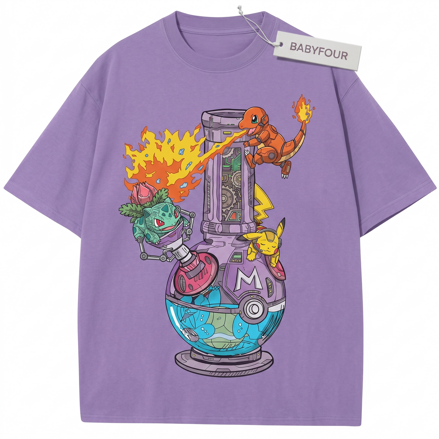 Vintage 90s Anime Monster Starters Graphic T-Shirt, Retro Pocket Gaming Characters Unisex Tee, Classic Nostalgic Animation Shirt