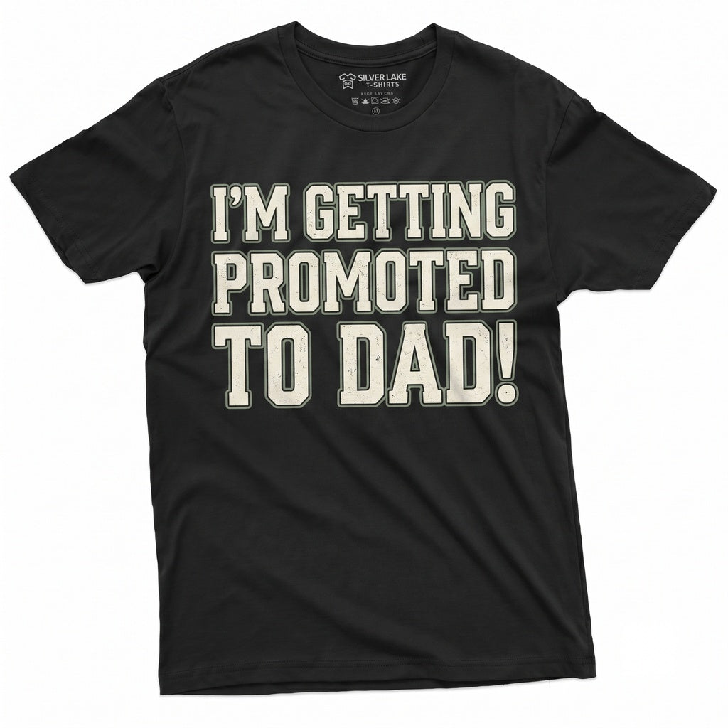 Promoted To Daddy Gender Reveal Announcement Party Gift For New Father Unisex TShirt