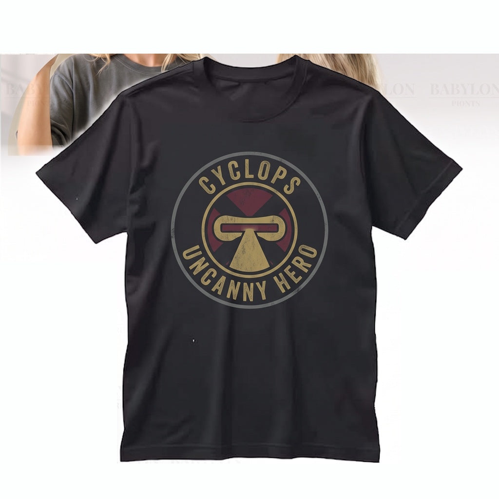 Vintage Cyclops Scott Summers 90s Optic Blast Front Back Double Sided Retro Graphic Unisex TShirt
