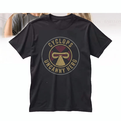 Vintage Cyclops Scott Summers 90s Optic Blast Front Back Double Sided Retro Graphic Unisex TShirt