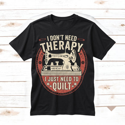 Funny Sewing Machine Quilter Gift for Seamstress Fabric Lover Birthday Present Pattern Unisex TShirt
