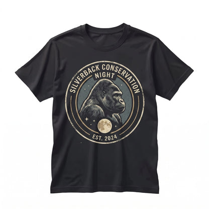 Vintage 90s Retro Animal Graphic Gorilla Howling To The Moon Japanese Ape Unisex TShirt
