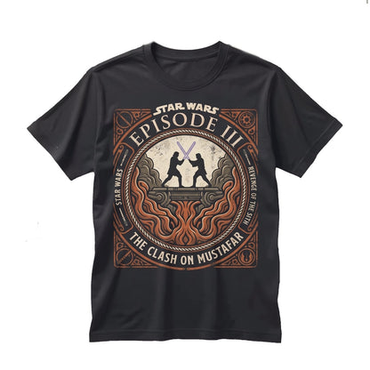 Vintage Revenge of the Sith Anakin Obi Wan Kenobi Graphic Retro Sci Fi Movie Sweatshirt Hoodie Unisex TShirt