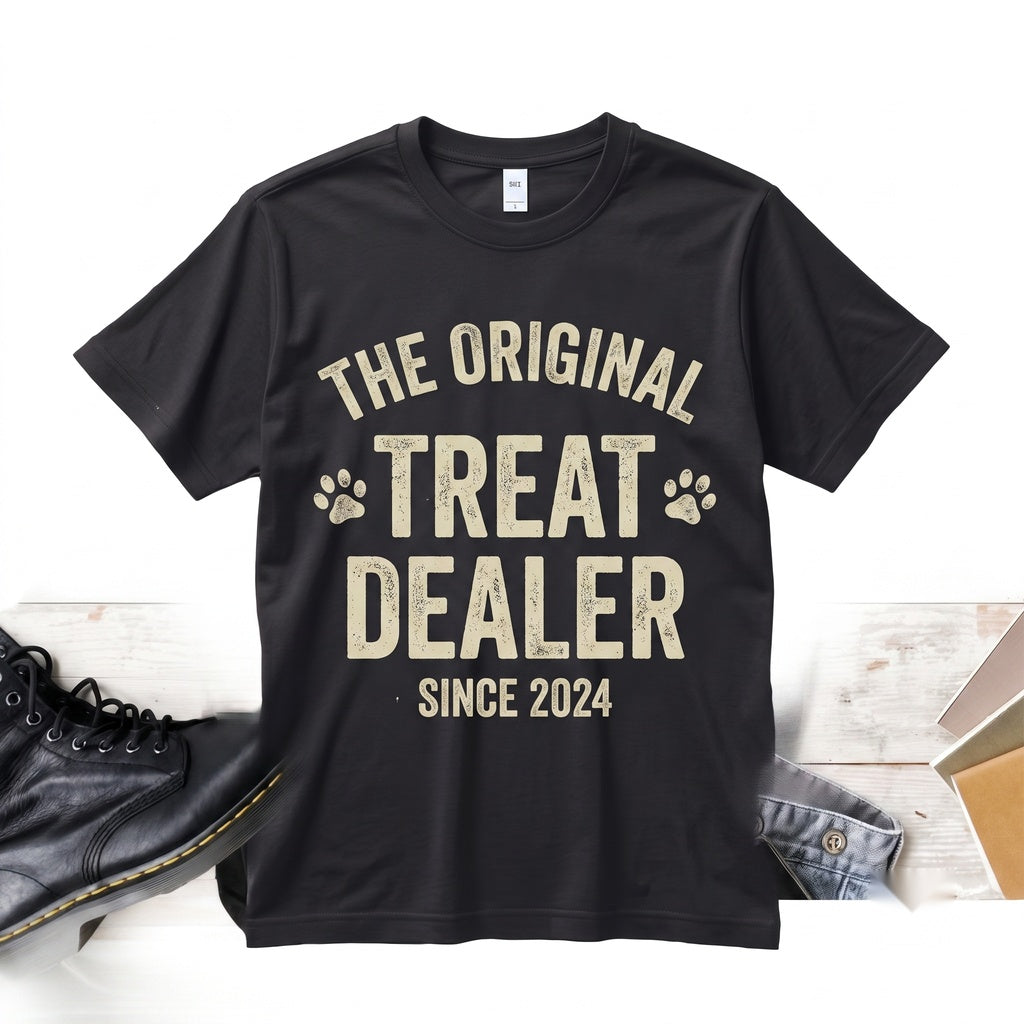 Personalized Treat Dealer Funny Dog Mom Pet Dad Gift Pup Lover Owner Unisex TShirt
