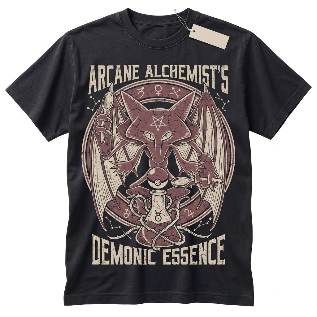 Vintage Retro Japanese Streetwear Graphic Sleeveless Top, Psychic Anime Alakazam Unisex TShirt