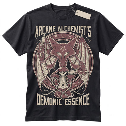 Vintage Retro Japanese Streetwear Graphic Sleeveless Top, Psychic Anime Alakazam Unisex TShirt