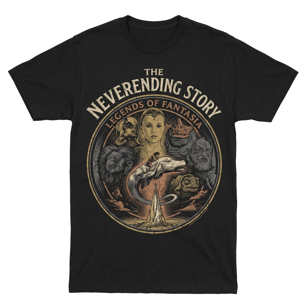 The Neverending Story Fantasy Classic Novel Movie Unisex TShirt