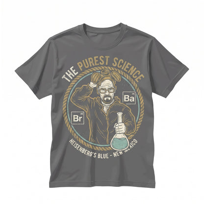 Chemistry Teacher Heisenberg Periodic Table Minimal Graphic Science Drama Unisex TShirt