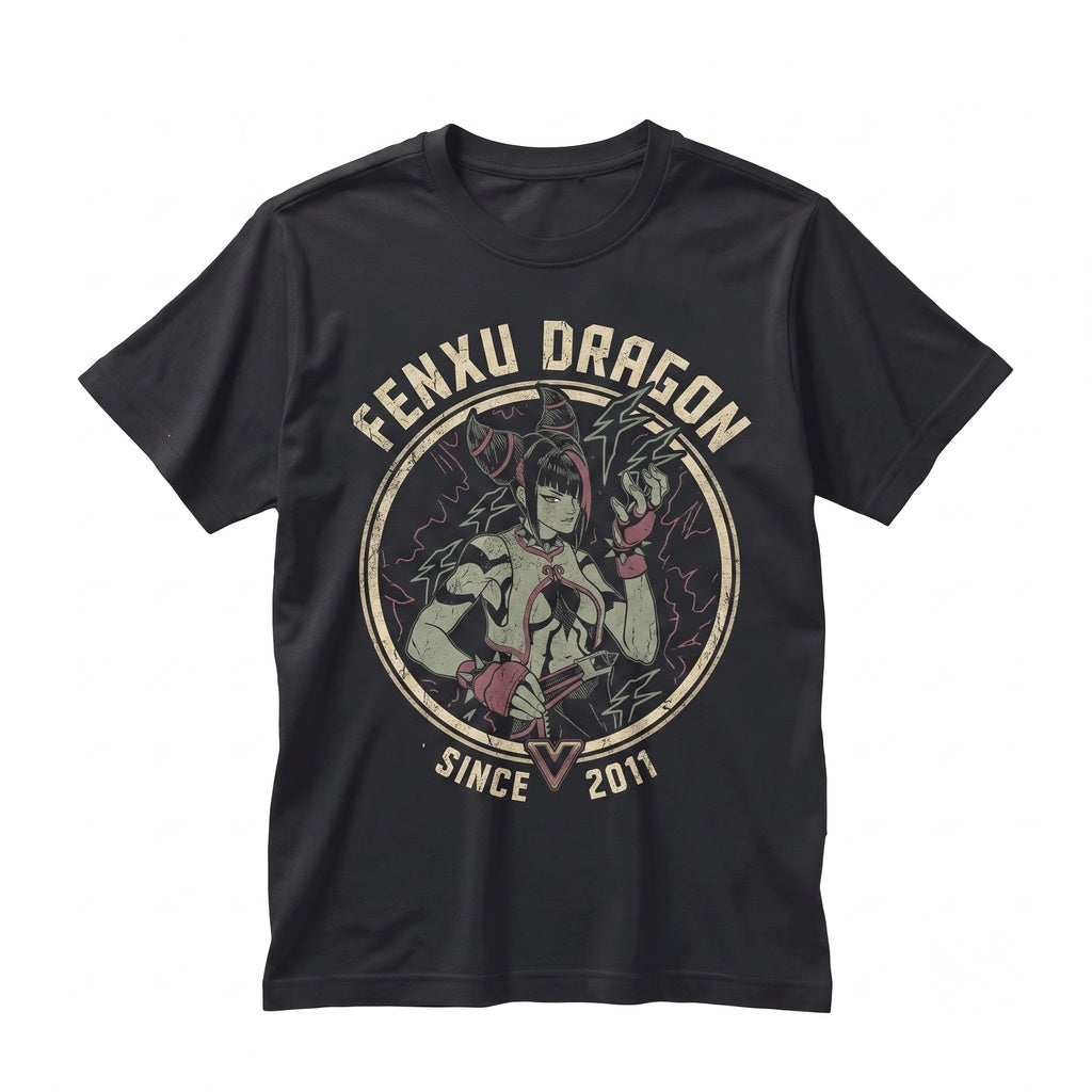 Retro Juri Arcade Fighting Game Graphic Vintage Anime Waifu Unisex TShirt