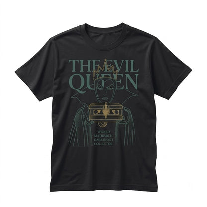 Vintage Evil Queen Graphic Villains Theme Park Vacation Apparel Unisex TShirt