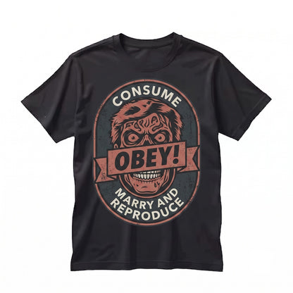 Retro 80s Sci-Fi Alien Cult Classic Horror Movie Graphic Unisex TShirt