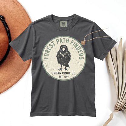 Hand-Drawn Crow Sketch Black Raven Bird Lover Funny Graphic Gift Unisex TShirt