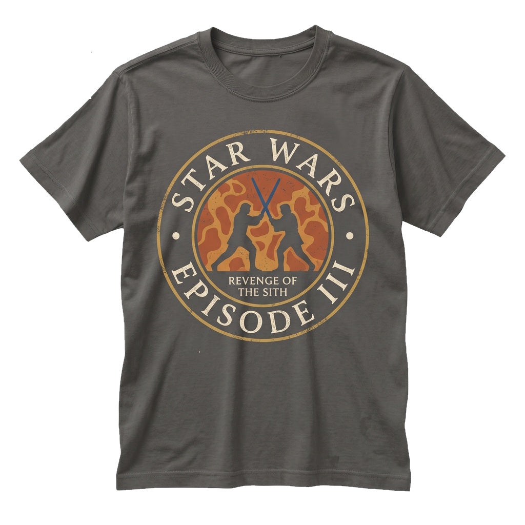 Vintage Revenge of the Sith Anakin Obi Wan Kenobi Graphic Retro Sci Fi Movie Sweatshirt Hoodie Unisex TShirt
