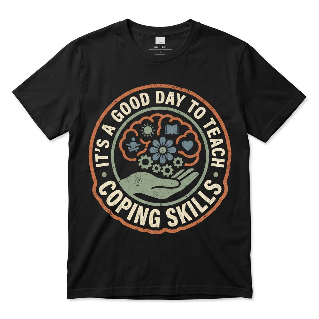 Its A Good Day To Teach Coping Skills School Counselor Mental Health Educator Psychologist Unisex TShirt